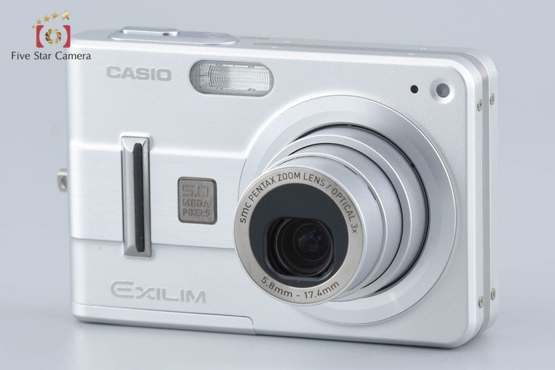 Casio EXILIM EX-Z57 Silver 5.0 MP Digital Camera w/ Box