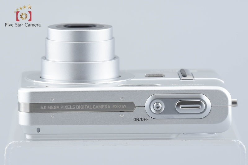 Casio EXILIM EX-Z57 Silver 5.0 MP Digital Camera w/ Box