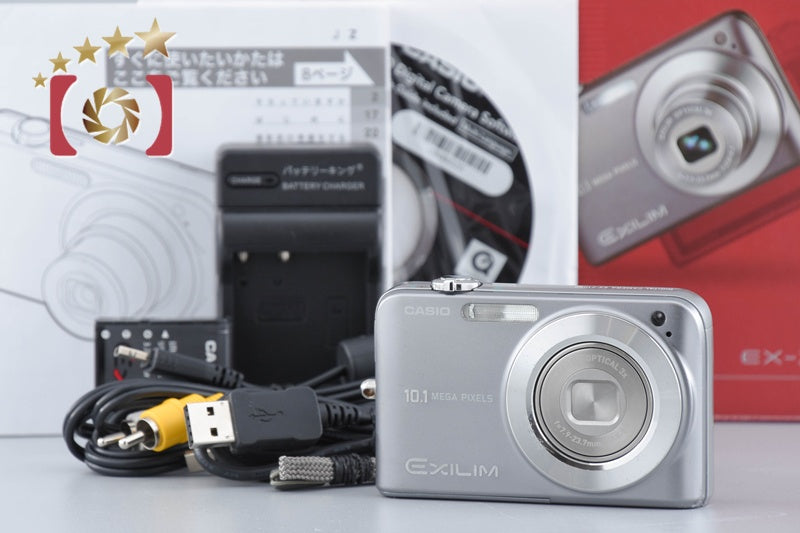 Casio EXILIM ZOOM EX-Z1080 Gray 10.1 MP Digital Camera w/ Box