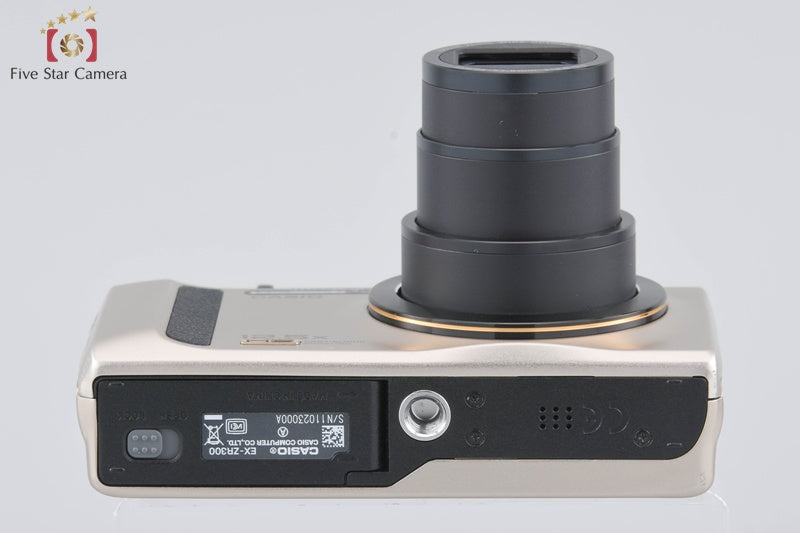 Casio HIGH SPEED EXILIM EX-ZR300 Gold 16.1 MP Digital Camera w/ Box