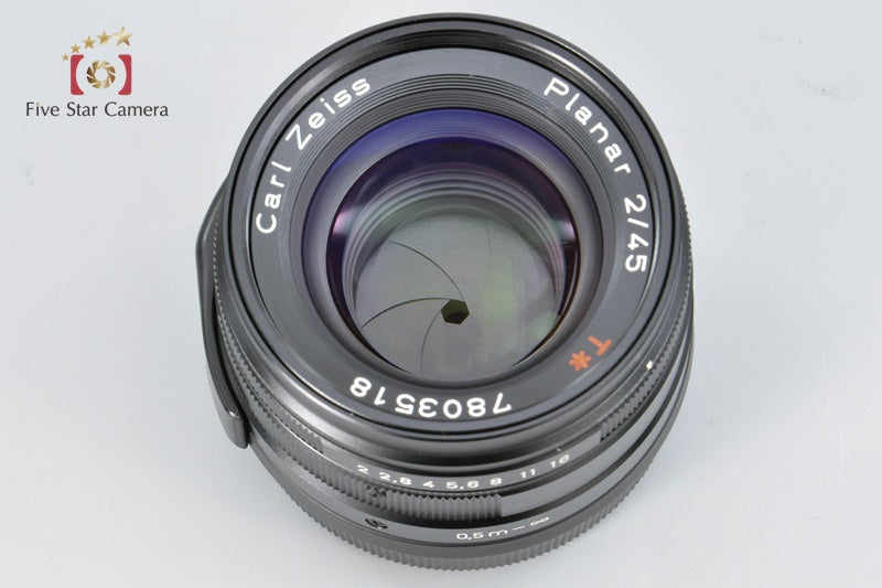 CONTAX Carl Zeiss Planar 45mm f/2 T* Black