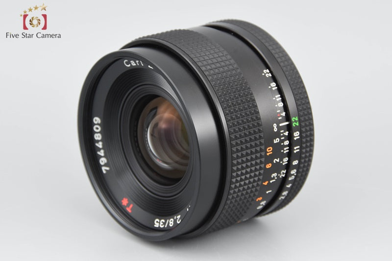 Near Mint!! CONTAX Carl Zeiss Distagon 35mm f/2.8 T* MMJ w/ Box