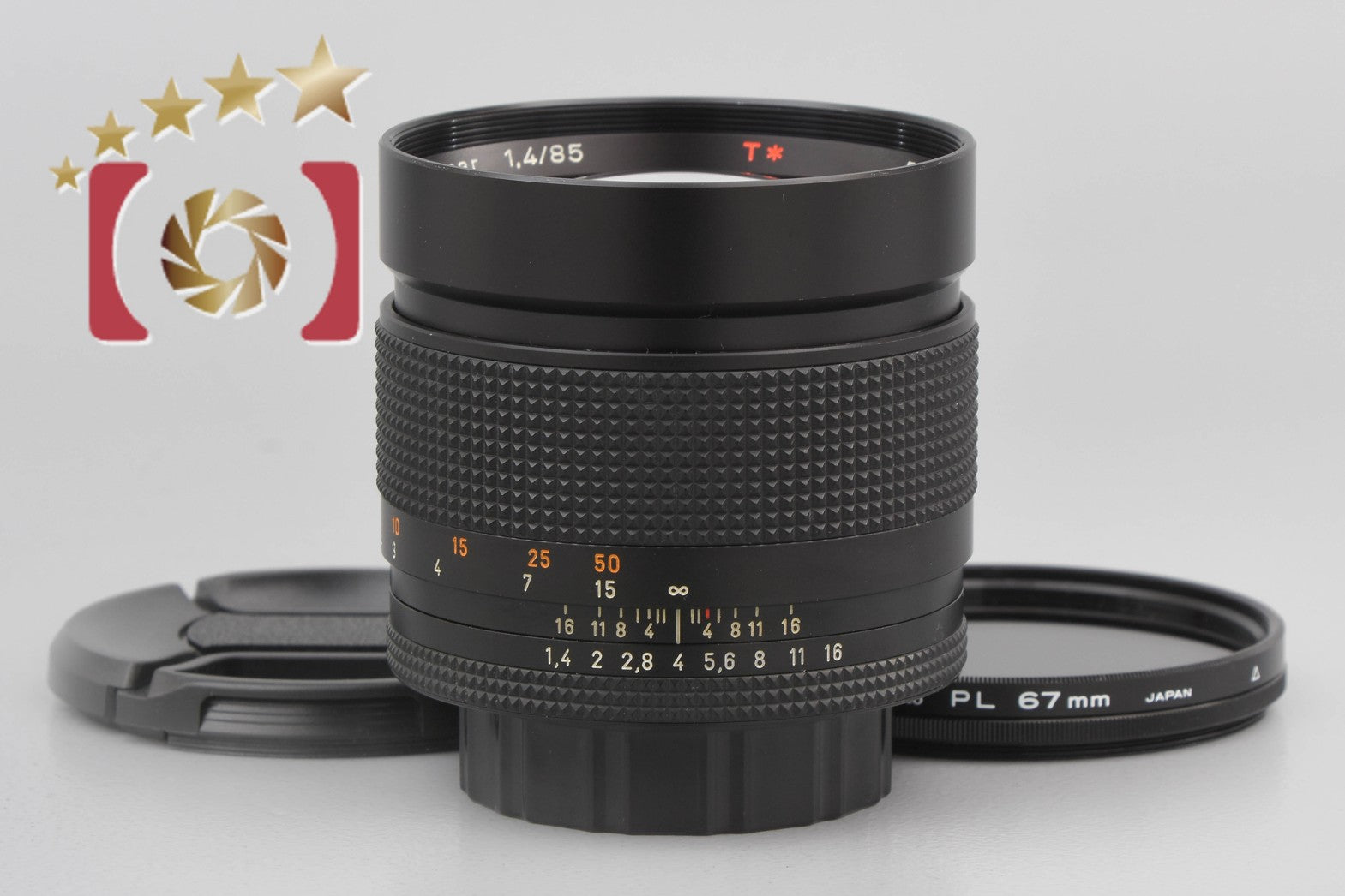 Near Mint!! CONTAX Carl Zeiss Planar 85mm f/1.4 T* AEG