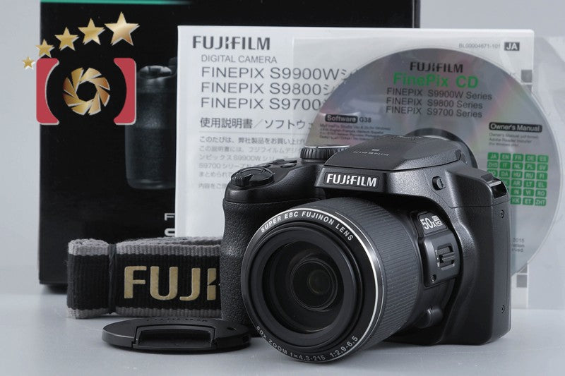 Fujifilm FinePix S9800 Black 16.2 MP Digital Camera w/ Box