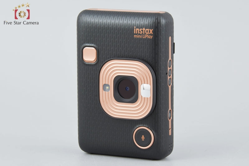 Excellent!! FUJIFILM Instax Mini LiPlay Elegant Black Instant Film Camera
