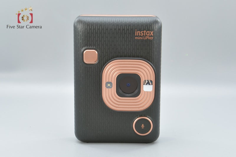FUJIFILM Instax Mini LiPlay Elegant Black Instant Film Camera