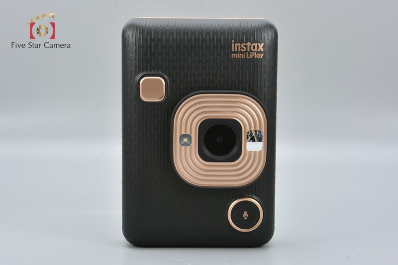 FUJIFILM Instax Mini LiPlay Elegant Black Instant Film Camera
