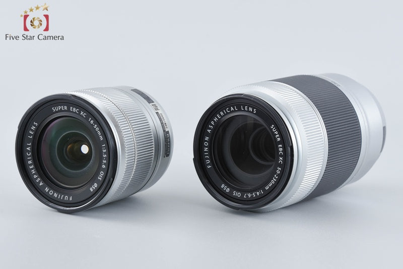 Fujifilm X-M1 Brown 16.3 MP Digital Camera 16-50 50-230 Lenses w/ Box