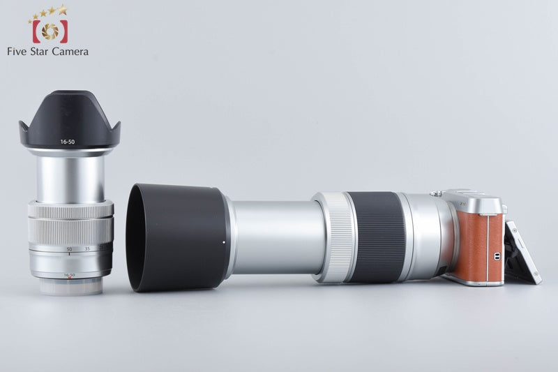 Fujifilm X-M1 Brown 16.3 MP Digital Camera 16-50 50-230 Lenses w/ Box