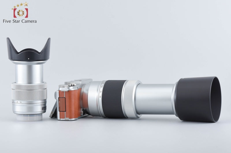 Fujifilm X-M1 Brown 16.3 MP Digital Camera 16-50 50-230 Lenses w/ Box