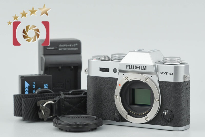 Fujifilm X-T10 Silver 16.3MP Digital Mirrorless Camera Body