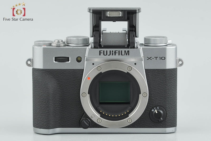 Fujifilm X-T10 Silver 16.3MP Digital Mirrorless Camera Body