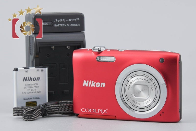 Nikon COOLPIX A100 Red 20.1 MP Digital Camera