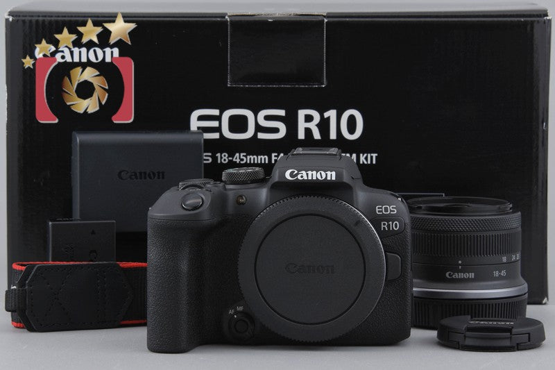 "Count 1,000" Canon EOS R10 24.2 MP Mirrorless Digital Camera 18-45 Lens w/ Box