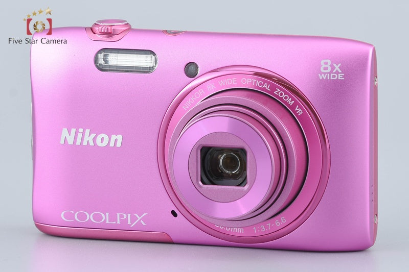 Nikon COOLPIX S3600 Azalea Pink 20.0 MP Digital Camera w/ Box