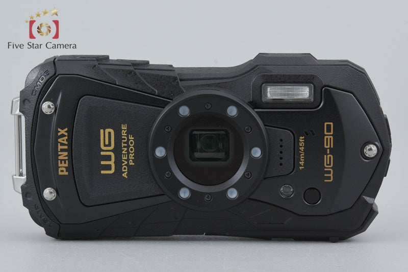 "Count 58" Ricoh Pentax WG-90 Black 16.0 MP Waterproof Action Camera w/ Box