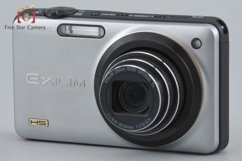 Casio HIGH SPEED EXILIM EX-ZR10 Silver 12.1 MP Digital Camera
