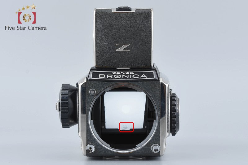 Zenza Bronica S2 Silver Early Model + Nikon NIKKOR-P 75mm f/2.8 w/ Box