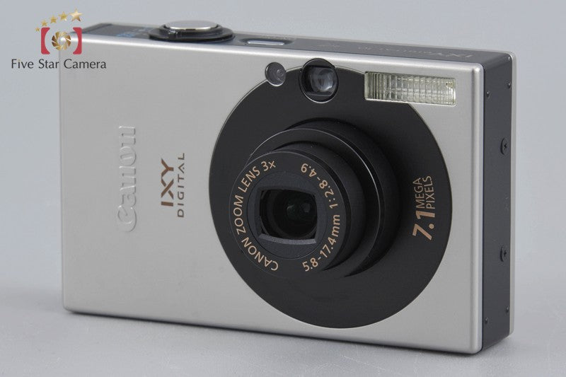 Canon IXY Digital 10 Black 7.1 MP Digital Camera w/ Box