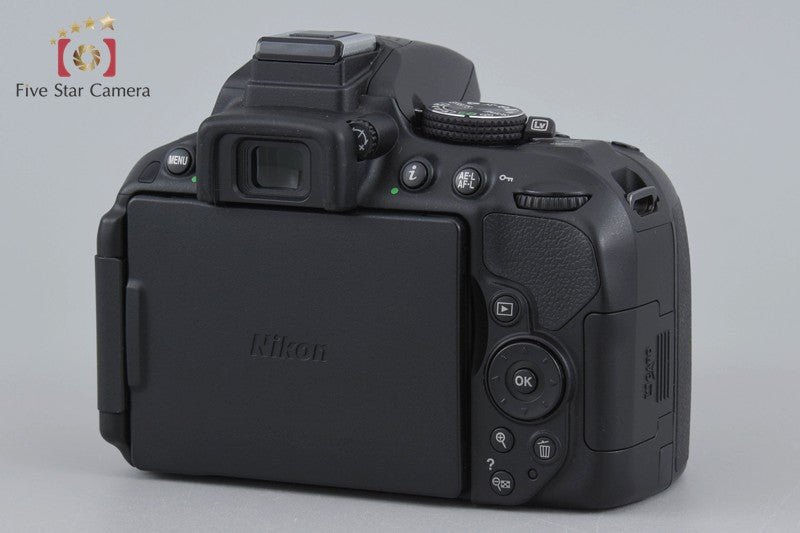 "Shutter count 2,961" Nikon D5300 Black 24.2 MP DSLR Camera AF-P 18-55 VR Lens