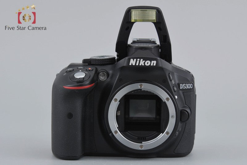 "Shutter count 2,961" Nikon D5300 Black 24.2 MP DSLR Camera AF-P 18-55 VR Lens