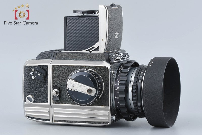 Zenza Bronica S2 Silver Early Model + Nikon NIKKOR-P 75mm f/2.8 w/ Box