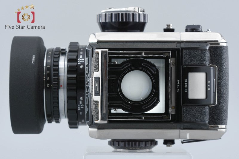 Zenza Bronica S2 Silver Early Model + Nikon NIKKOR-P 75mm f/2.8 w/ Box