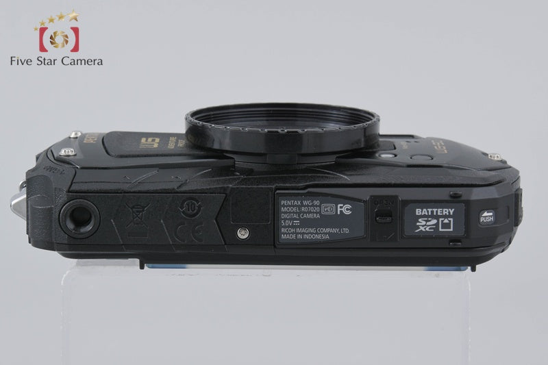 "Count 58" Ricoh Pentax WG-90 Black 16.0 MP Waterproof Action Camera w/ Box