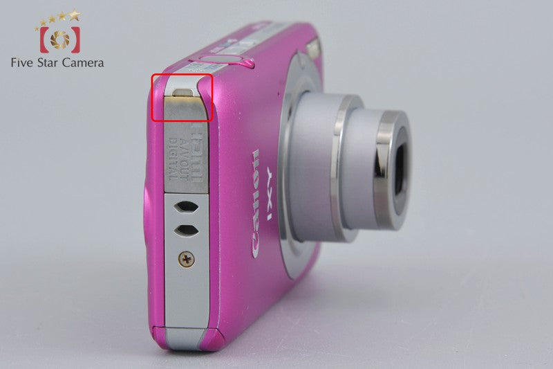 Canon IXY 210F Pink 12.1 MP Digital Camera w/ Box