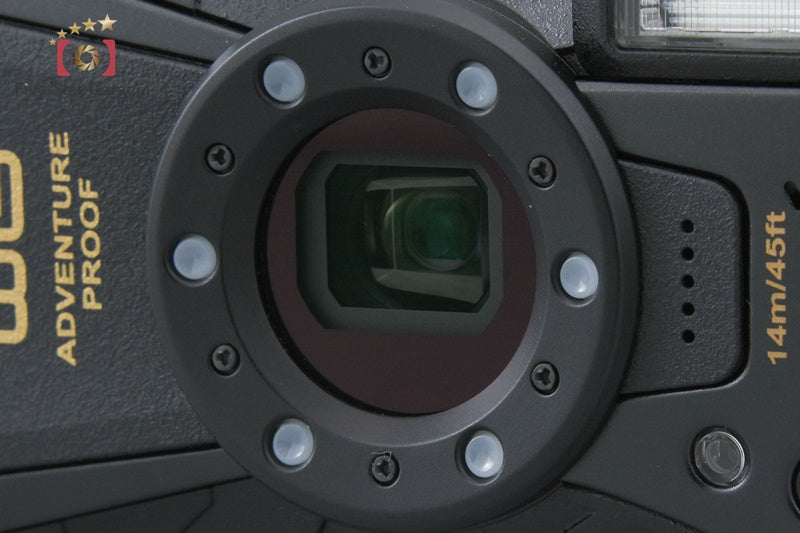 "Count 58" Ricoh Pentax WG-90 Black 16.0 MP Waterproof Action Camera w/ Box