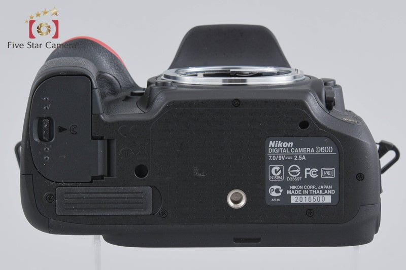 "Shutter count 6" Nikon D600 24.3 MP Full Frame Digital SLR Camera Body w/ Box