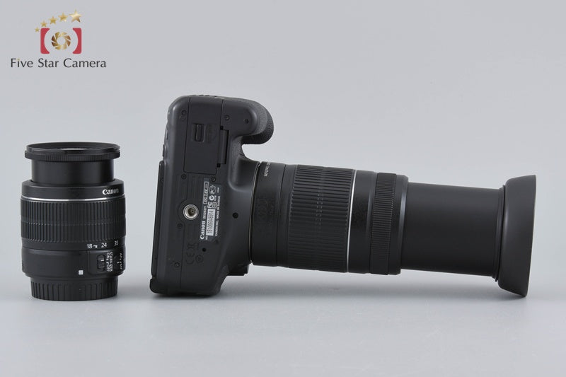 "Count 1,605" Canon EOS Kiss X5 / Rebel T3i / 600D 18.0 MP 18-55 55-250 Lenses