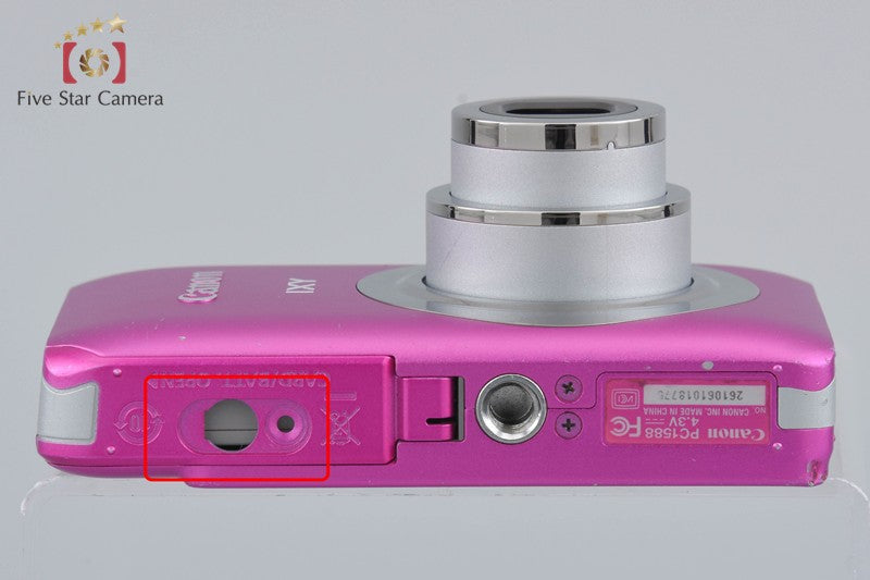 Canon IXY 210F Pink 12.1 MP Digital Camera w/ Box