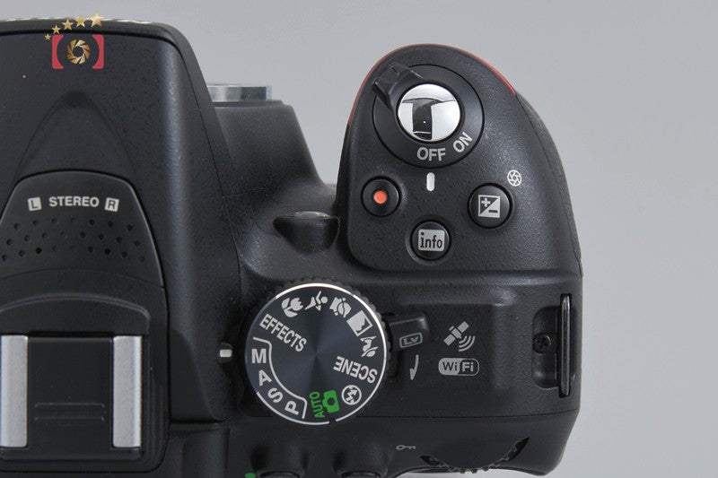 "Shutter count 2,961" Nikon D5300 Black 24.2 MP DSLR Camera AF-P 18-55 VR Lens