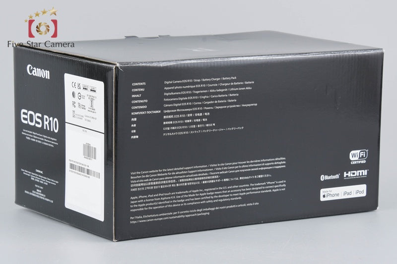 Canon EOS R10 24.2 MP Mirrorless Digital Camera Body w/ Box