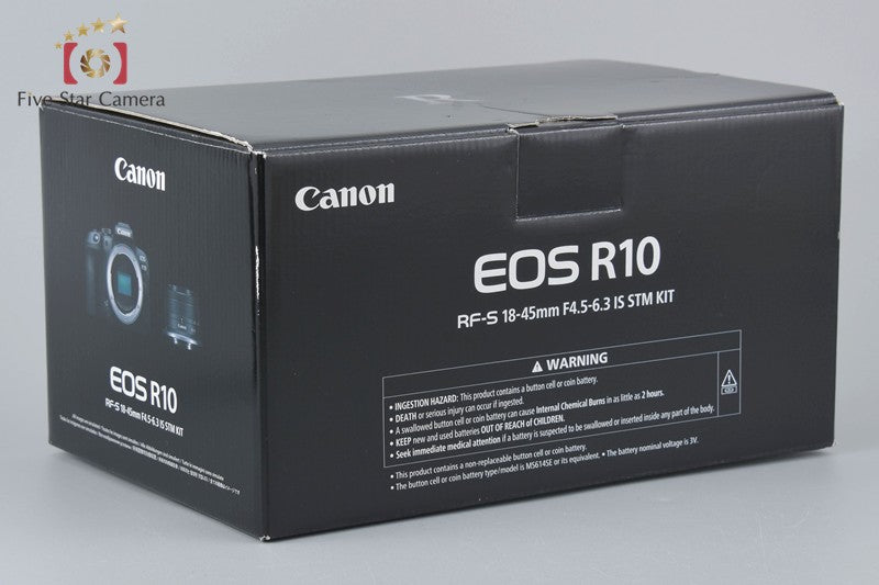 "Count 1,000" Canon EOS R10 24.2 MP Mirrorless Digital Camera 18-45 Lens w/ Box