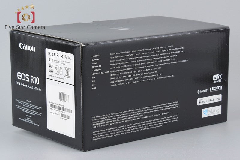 "Count 1,000" Canon EOS R10 24.2 MP Mirrorless Digital Camera 18-45 Lens w/ Box