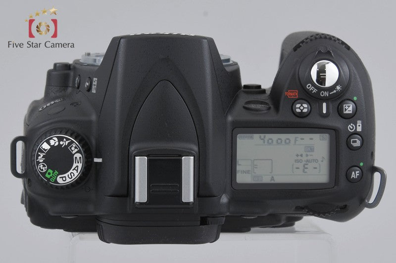 "Shutter count 2,882" Nikon D90 12.3 MP Digital SLR Camera Body