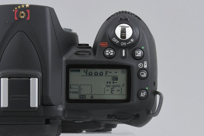 "Shutter count 2,882" Nikon D90 12.3 MP Digital SLR Camera Body