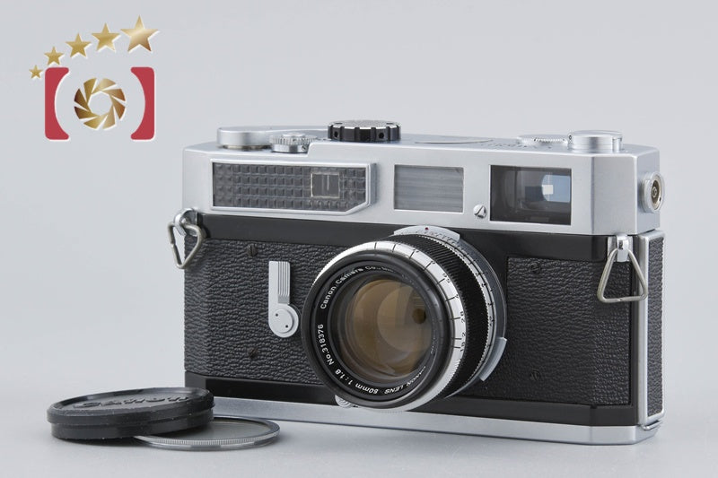 Canon 7 35mm Rangefinder Film Camera + 50mm f/1.8 L39 LTM Leica Thread Mount