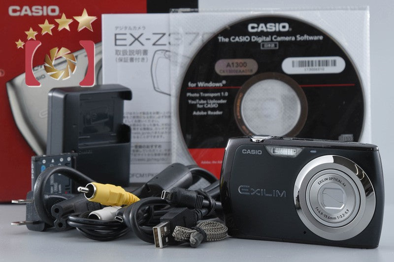 Casio EXILIM EX-Z370 Black 16.1 MP Digital Camera w/ Box