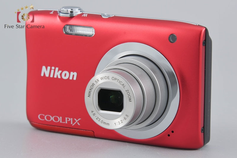 Nikon COOLPIX A100 Red 20.0 MP Digital Camera