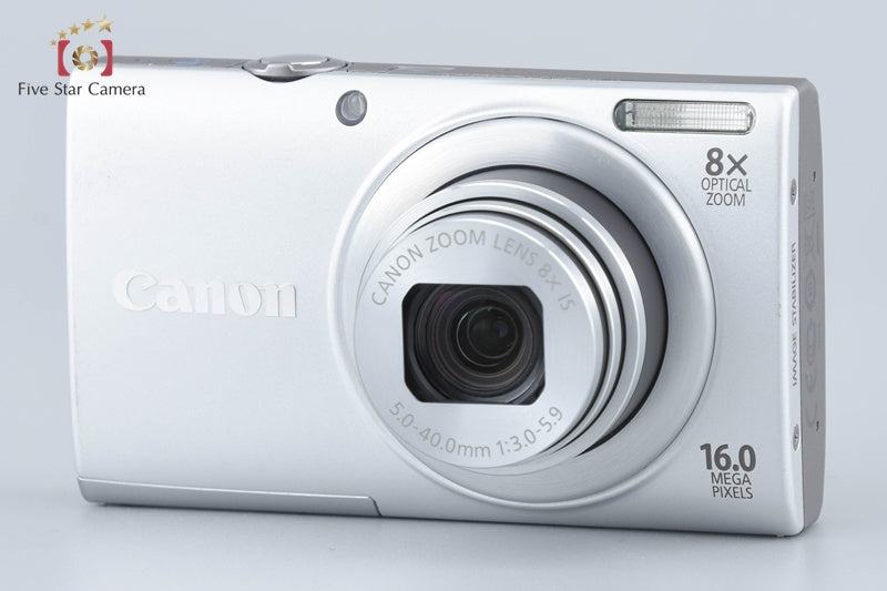 Canon PowerShot A4000 IS Silver 16.0 MP Digital Camera