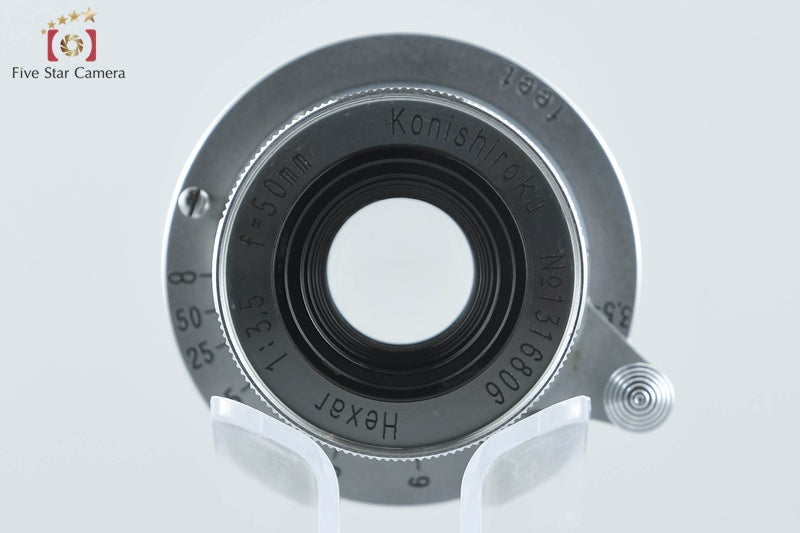 Konica Konishiroku Hexar 50mm f/3.5 Collapsible L39 LTM Leica Thread Mount Lens