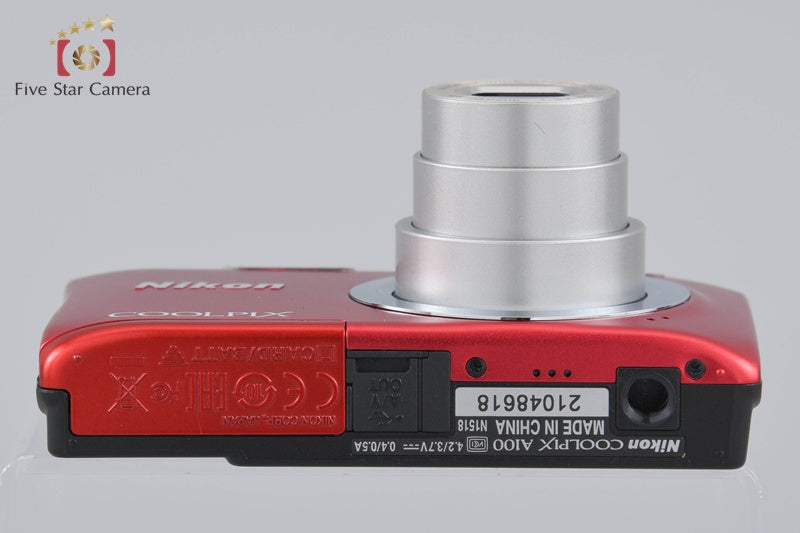 Nikon COOLPIX A100 Red 20.0 MP Digital Camera