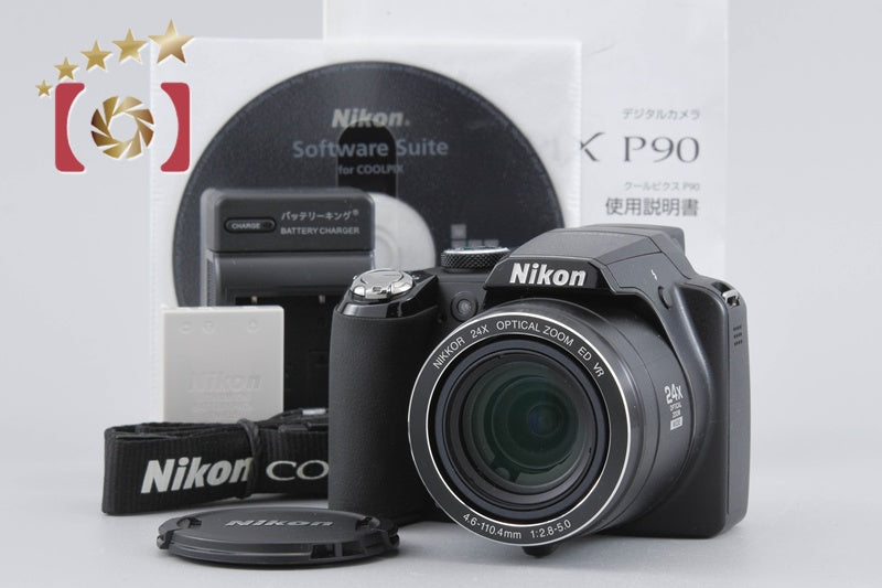Nikon COOLPIX P90 Black 12.1 MP Digital Camera