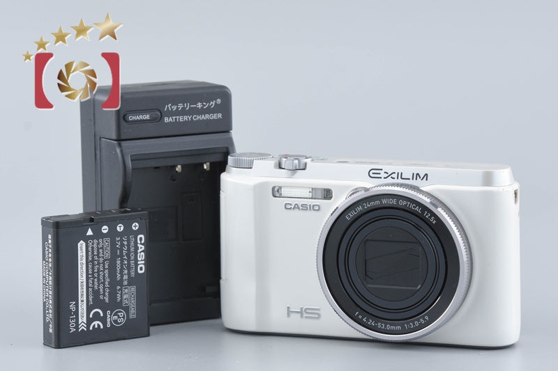 Casio HIGH SPEED EXILIM EX-ZR1300 White 16.1 MP Digital Camera