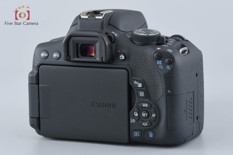 "Count 750" Canon EOS Kiss X8i / Rebel T6i / 750D 24.2 MP DSLR 18-55 55-250 Lens