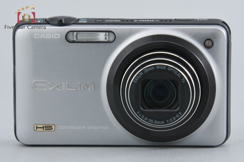 Casio HIGH SPEED EXILIM EX-ZR10 Silver 12.1 MP Digital Camera