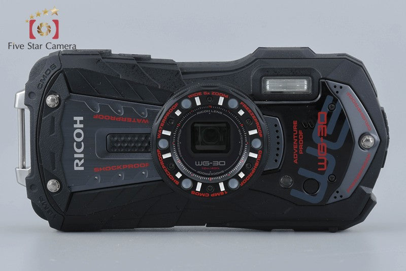 "Shutter count 2,155" Ricoh Pentax WG-30 Black 16.0 MP Waterproof Action Camera